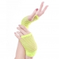 Fishnet gloves short mesh fluorescent fun punk multicolor Halloween carnival sexy gloves women's sexy gloves