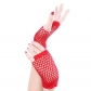 Fishnet gloves short mesh fluorescent fun punk multicolor Halloween carnival sexy gloves women's sexy gloves