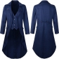 2022 new men's gothic tuxedo jacket retro long tuxedo show dress