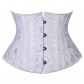 Four-button 24CM high short waist shaper body suit Jacquard steel corset European and American corset