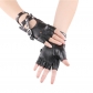 Dancing Leather Gloves Leather Ladies Cool Punk Spring/Summer Nightclub Performance Pole Dance Break Dance Performance Gloves
