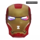 Halloween Glowing Mask Iron Man Black Panther Spider-Man Hulk Captain America Mask