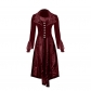 Gothic women's retro coat plus size stage performance cosplay medieval punk women's clothing