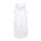 Medieval lace bell sleeve dress dress retro gothic dress cosplay prom princess dress