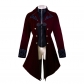 New steampunk tuxedo gothic plus size ladies jacket medieval cosplay costume