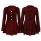 New European and American medieval retro ladies short lace-up jacket Halloween stage gothic women's clothing