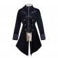 New steampunk tuxedo gothic plus size ladies jacket medieval cosplay costume