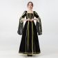 Halloween Annual Meeting Host Birthday Party Black Velvet Prestige French Court Queen Cinderella Dress