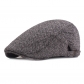 Men's Beret Herringbone Cap Autumn and Winter Forward Cap