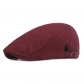 Men's Beret Herringbone Cap Autumn and Winter Forward Cap