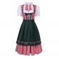 2022 new Bavarian traditional national dress dress Germany Oktoberfest maid costume
