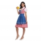 2022 new Bavarian traditional national dress dress Germany Oktoberfest maid costume