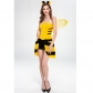 2022 Halloween adult new game uniform cosplay animal costume yellow bee costume uniform