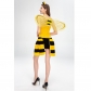 2022 Halloween adult new game uniform cosplay animal costume yellow bee costume uniform