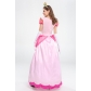 2022 new mario peach princess pink princess stage dress pink party queen dress