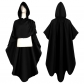 Halloween party cosplay costume medieval European men's long hooded knight cape cloak