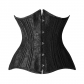 Double Steel Jacquard Court Corset Cropped Waistband Girdle Shaper