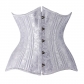 Double Steel Jacquard Court Corset Cropped Waistband Girdle Shaper