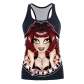 2022 New Halloween Digital Printing I-shaped Vest Women's Variety of Tops and Vests