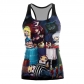 2022 New Halloween Digital Printing I-shaped Vest Women's Variety of Tops and Vests