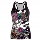 2022 New Halloween Digital Printing I-shaped Vest Women's Variety of Tops and Vests