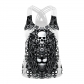 2022 Halloween European and American costumes cross-border 3D horror skull digital printing vest