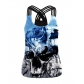 2022 Halloween European and American costumes cross-border 3D horror skull digital printing vest