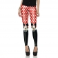 2022 European and American women's summer new tight leggings graphic personality digital printing pencil pants yoga pants women