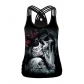 2022 Halloween European and American costumes cross-border 3D horror skull digital printing vest