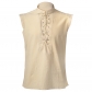 2022 New Men's Clothing Medieval Costume Retro Men's Short Vest Halloween Costume