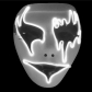 LED luminous mask ghost head mask horror halloween luminous fluorescent mask party party dance mask