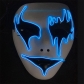 LED luminous mask ghost head mask horror halloween luminous fluorescent mask party party dance mask