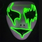 LED luminous mask ghost head mask horror halloween luminous fluorescent mask party party dance mask