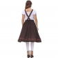 Summer performances khaki sling beer suspender skirt two-piece performance costume Munich