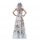 2022 halloween bloody ghost bride costume ink smudge vampire cosplay costume