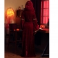 Halloween Costume Retro European Medieval Clothes Gothic Dark Red Palace Dress Stage Performance Costumes