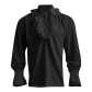Men's Ruffled Renaissance Clothing Shirt Medieval Steampunk Pirate Colony Top