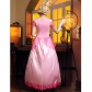 Halloween costume pink mushroom kingdom princess dress game character pink princess xosplay clothes