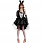 Bunny Girl Bunny Girl Pink Puffy Tuxedo Dress Night Bar Party Bunny Stage Costume