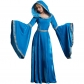 Halloween Costume Retro European Medieval Dress Pink Blue Court Dress Tea Party Princess Dress