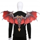 Halloween Carnival Foldable Non Woven Printed Steampunk Dragon Wings