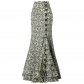 2022 summer new long skirt Victorian women's Chinese temperament skirt punk skirt fishtail package hip skirt stitching