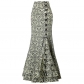 2022 summer new long skirt Victorian women's Chinese temperament skirt punk skirt fishtail package hip skirt stitching