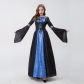 Halloween European and American black robe cosplay demon stage performance adult black witch witch costume