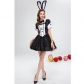 New black and white bunny girl animal role-playing costume stage performance party nightclub cosplay costume