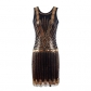 Explosion style sequin 1920 retro dress hand-beaded short dress