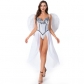 2022 Halloween Angel Costume Women's Dress Stage Costume Cosplay White Angel Cosplay Costume