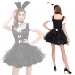 Halloween clothing adult female rabbit girl skirt, rabbits, magic performers, game uniform contains tail