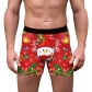 2022 New Christmas men's underwear Christmas Carnival Creative Printed Pattern Men's Flat Grace Pants Wholesale