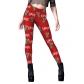 2022 European and American new women's pants Western Valentine's Day Explosion Love Print Yoga Tight Fitness Pants